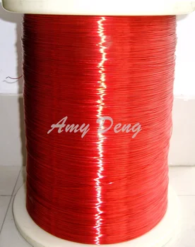 100 метров/лот 0,7 мм красная новая проволока с полиуретановой эмалью, медная проволока QA-1-130 2UEW за метр для продажи