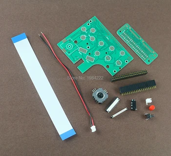 20 компл./лот, сделай сам, 6 Кнопок, Комплект разъемов для подключения проводов на печатной плате для Raspberry Pi GBZ, для Game Boy GB Zero DMG-001