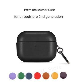 2022 Новый Кожаный чехол для Airpod Pro 2 Bluetooth Наушники Аксессуары Все Включено роскошный кожаный Чехол для AirPod Pro 2 3 Case