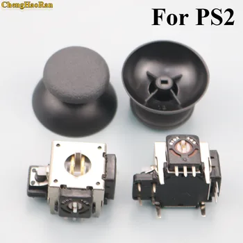 2шт 2 комплекта Сменный металлический 3D джойстик кепки аналоговый джойстик кепки для контроллера XBOX 360 Для контроллера PS2 3D аналоговый джойстик