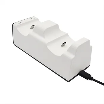 50шт Светодиодный Индикатор Type-C Dual Charging Dock Зарядное Устройство для PS5 Wirless Gamepad