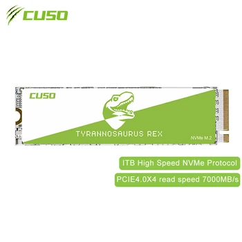 CUSO 512 ГБ 1 ТБ 2 ТБ NVMe M.2SSD Жесткий диск M2 SSD pci-e4.0 SSD Внутренний жесткий диск Для настольных ноутбуков Скорость чтения до 7000 МБ/с.