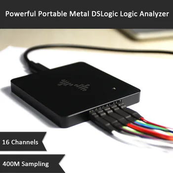 DSLogic U2 Basic Мощный портативный металлический логический анализатор DSLogic 16 каналов 100 МГц отладочный логический анализатор на базе USB