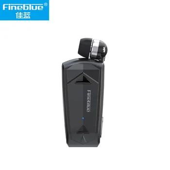 Fineblue F520 Bluetooth 5.3 Беспроводные наушники С Выдвижным зажимом для воротника, Водонепроницаемая бизнес-гарнитура Сверхдлительного ожидания