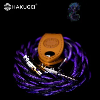 HAKUGEI Purple Dragon Трехэлементный Микс 4 Доли 2Pin 0,78 мм MMCX QDC Разъем Обновления наушников Кабель для KXXS S8