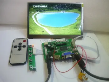 HDMI + 2 av + VGA 7-дюймовая ЖК-панель 1024 * 600 Raspberry pie ЖК-дисплей с экраном DIY наборы