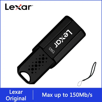 Lexar S80 64 ГБ U Диск 128 ГБ 3,1 USB Флэш-накопитель Зашифрованный 16 ГБ 32 ГБ 256 ГБ Флешка Флеш-накопитель для Компьютера Телефона