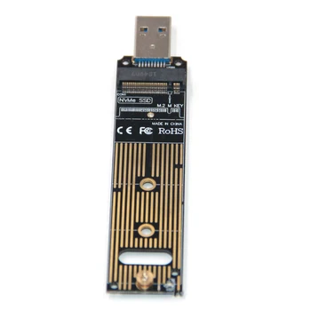 M.2 NVMe SSD к USB 3,1 Адаптер PCI-E к USB-A 3,0 Внутренний конвертер карты 10 Гбит/с USB3.1 Gen 2 для Samsung 970 960 для Intel SSD