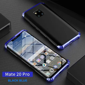 Mate 20 Pro Алюминиевый металлический чехол для Huawei Mate 20 Pro Armor Mate 20 Hard PC Funda для Huawei Mate 20 Pro Противоударные задние крышки