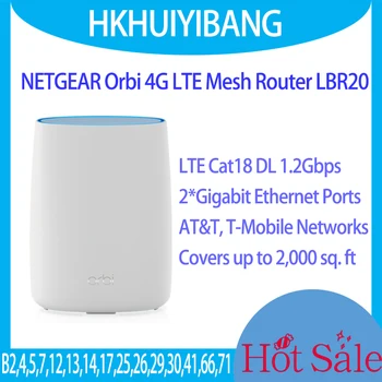 NETGEAR Orbi 4G LTE Сетчатый WiFi-маршрутизатор LBR20 Точка доступа в Интернет для Дома AT & T T-Mobile Verizon AC2200 Расширенный Wi-Fi Трехдиапазонный Модем Cat18