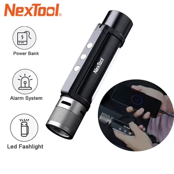 NexTool Outdoor 6 in 1 Thunder Flashlight Светодиодный ультраяркий масштабируемый фонарик Водонепроницаемый фонарь для кемпинга Портативное Аварийное освещение