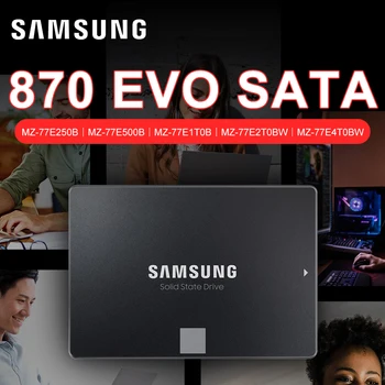 Samsung 870 EVO SATA SSD 250G 500GB 1 ТБ 2 ТБ 4 ТБ SSD Жесткий диск 6 Гб/сек. SATA 3 2,5 