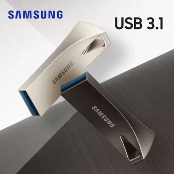 Samsung USB Flash Drive BAR Plus 32g 64g металлический флеш-накопитель 128g 256g мини-флешка USB3.1 memory stick устройство хранения данных u диск