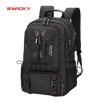 SWICKY мужской многофункциональный модный деловой повседневный дорожный водонепроницаемый мужской рюкзак для ноутбука 15,6 дюймов 17,3 дюймов, школьные сумки для мальчиков