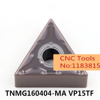 TNMG160404-MA VP15TF TNMG160408 MA VP15TF твердосплавные пластины для токарного станка держатель токарного инструмента WTQNR TNMG1604 TNMG160408