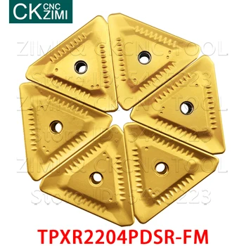 TPXR2204PDSR-FM BP1030 Фрезерные пластины с быстрой подачей TPXR 2204 PDSR FM Сменные инструменты для металлорежущих станков с ЧПУ инструменты для обработки стали