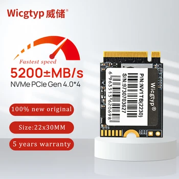 Wicgtyp SSD M.2 2230 NVMe 1 ТБ 2 ТБ 512 ГБ SSD Для Настольного ноутбука Steam Deck miniPC Surface Pro M2 2230 NVME GEN 4x4 PCIe Ssd
