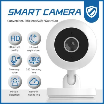 WiFi IP-камера 720P Видеокамера с обнаружением движения ИК-камера ночного дистанционного мониторинга Двухсторонняя камера голосового HD-вызова