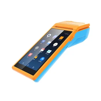 Беспроводной сенсорный планшет Мобильный Pos-терминал ручной принтер штрих-кодов и сканер