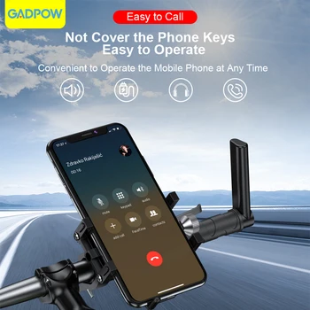 Держатель мобильного телефона для мотоцикла Gadpow Регулируемый держатель мобильного телефона для мотоцикла Поддержка мобильного телефона для мотоцикла Xiaomi