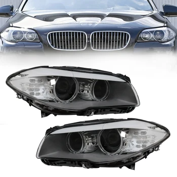 Для BMW 5 серии F10 фара 550i 535i 528i 530i 2011-2013 ксеноновая скрытая фара левая+ правая