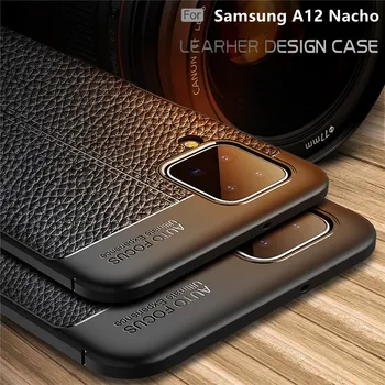 Для Samsung Galaxy A12 Nacho Чехол Для Samsung A12 Nacho Саппу Противоударный Из ТПУ Кожи Для Samsung A12 Nacho A12 M12 Чехол