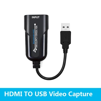 Карта захвата аудио-видео USB 2,0 HD 1 Способ HDMI к USB 2,0 1080P Мини-карта сбора Данных Конвертер для Компьютерной Поддержки Wi