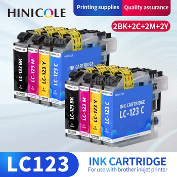 Картридж с чернилами HINICOLE LC123 XL с чипом Для струйных картриджей Brother LC 121 для принтера LC 123 J6920DW J870DW J245 J650