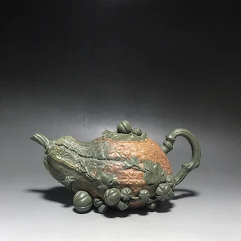 Китайский глиняный чайник Yixing Zisha Guagua Laicai Pot Wang Yinxian 450 мл