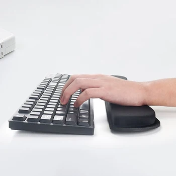 Клавиатура, подставка для запястий, подставка для мыши, Пенопласт с эффектом памяти, сверхтонкое волокно Для ПК, Компьютерная игровая клавиатура, Поднятые руки на платформе