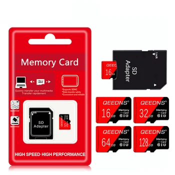 Класс 10 Мини SD-карта Micro TF-карта 8 ГБ 16 ГБ 32 ГБ 64 ГБ 128 ГБ 256 ГБ Карта памяти Класс 10 TF-карта Для Адаптера смартфона