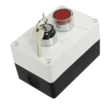 Красный сигнальный индикатор переменного тока 220 В БЕЗ селектора с ЧПУ, Кнопочный блок управления переключателем