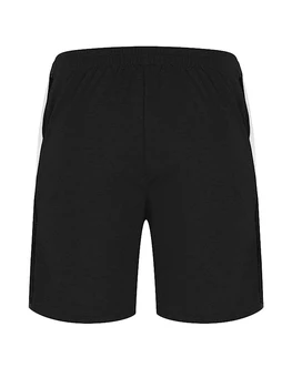 Мужские повседневные летние шорты в стиле пэчворк с эластичной резинкой на талии, свободные короткие брюки с боковыми пуговицами и боковыми карманами