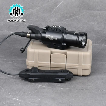 Надежный Фонарик XH35 Tactical Scout Metal LED Light Со Сверхвысоким Двойным Выходом, Светодиодный Охотничий Фонарик Для Glock, Оружейный Аксессуар