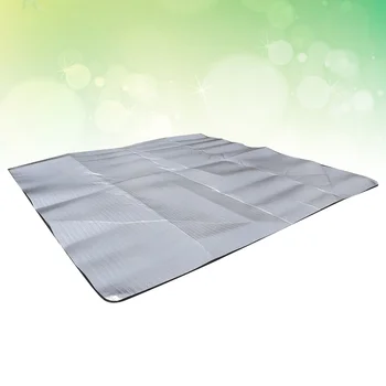 Наружный влагостойкий коврик Наружный коврик для пола Алюминиевая пленка Портативный теплый коврик для кемпинга (25 мм 200x120 с сумкой)