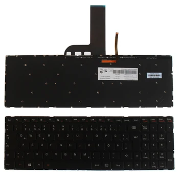 Новая клавиатура для ноутбука GR для LENOVO Edge 2-1580 FLEX 3-1570 немецкая клавиатура с подсветкой черного цвета