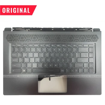 Новая оригинальная подставка для рук для MSI MS-15CK, MSI Delta 15, верхняя крышка, верхний регистр с клавиатурой с подсветкой, черный