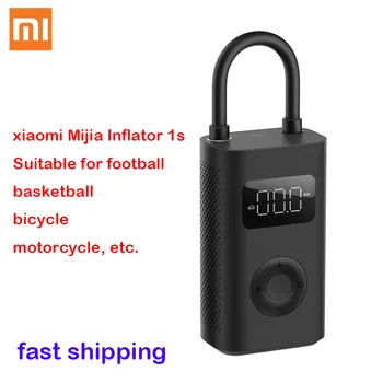 Новое надувное сокровище Xiaomi Mijia 1S, обновленная версия, Портативный Электрический насос, Воздушный компрессор для мотоциклов, автомобильных шин, футбола