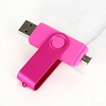 Новый OTG USB Флэш-накопитель 4 ГБ 8 ГБ 16 ГБ 32 ГБ для Android/Планшета/ПК USB 2,0 Флешки с Пользовательским логотипом, флеш-накопитель U Dick, Свадебные подарки