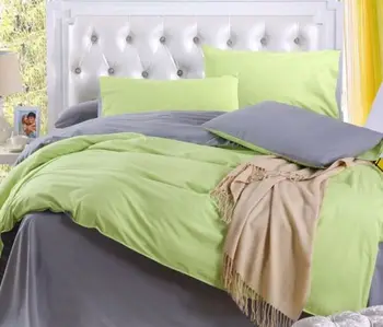 Новый Однотонный комплект Одеял для Односпальной/Двуспальной кровати размера 