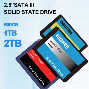 Оригинальный Жесткий диск 1 ТБ SATA3 500 ГБ Жесткий диск 2 ТБ Высокоскоростной Внутренний твердотельный диск 2,5 Дюйма SSD для Ноутбука/ПК/MAC 2023 Новый