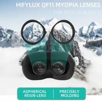 Очки для близоруких, вставки для линз из асферической смолы, Рецептурные линзы VR с коробкой для хранения Oculus Quest 2