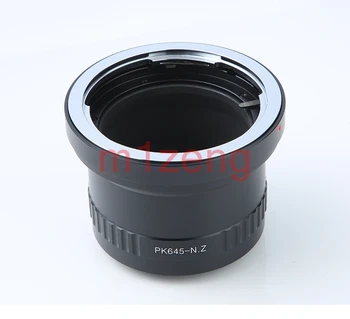 Переходное кольцо PK645-Nik Z для объектива PENTAX 645 с креплением PK645 к полнокадровому корпусу камеры nikon Z mount Z6 Z7 z50 NZ
