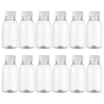 Пластиковые контейнеры Бутылка для молока Пластиковые Бутылки Контейнер для напитков Прозрачные Маленькие Контейнеры Для сока И йогурта Банка