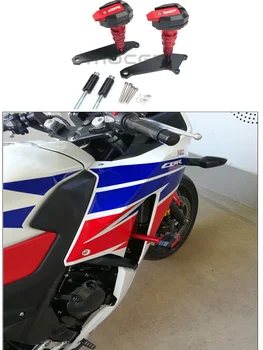 Применимо для мотоцикла Honda CBR500R 17-21 модифицированный двигатель с ЧПУ, резиновый стержень для защиты от падения