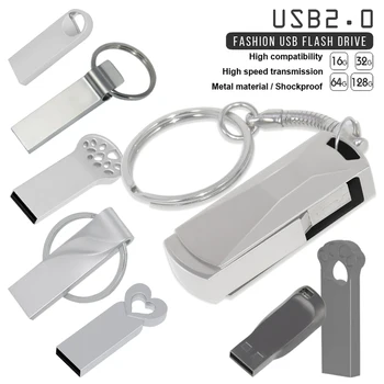 Реальная емкость 64 ГБ Гибридный металлический USB флэш-накопитель 32 ГБ Mini Memory Stick флешка для фотосъемки оптом usb-флеш-накопители 4 ГБ 8 ГБ16 ГБ