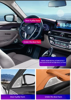 Светодиодный Чехол Для BMW G30 Новой 5 серии, Дверной Среднечастотный Твитер, Качество звука Без Потерь, Музыкальные Стереодинамики Hi-Fi, Рупорные Светящиеся Чехлы