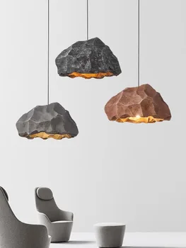 Скандинавская дизайнерская ресторанная люстра, лампа для бара, оригинальная индивидуальность, лампа wabi-sabi, светодиодная люстра для украшения комнаты, светильник