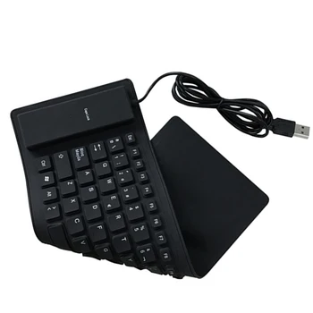 Складная испанская клавиатура Водонепроницаемая складная клавиатура для настольного ноутбука