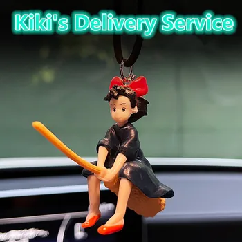 Служба доставки Аниме Kiki's Автомобильный кулон Волшебница Девушка Косплей Значок Брелок Игрушки Мультфильм Милая кукла Подарок